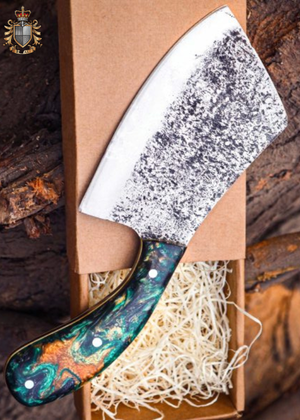 Damascus Steel Serbian Meat Cleaver