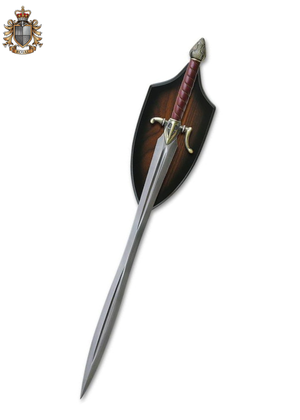 Caesura Sword Of Kvothe And Plaque – Officially Licensed, 1060 High Carbon Steel Blade, Leather-Wrapped Handle