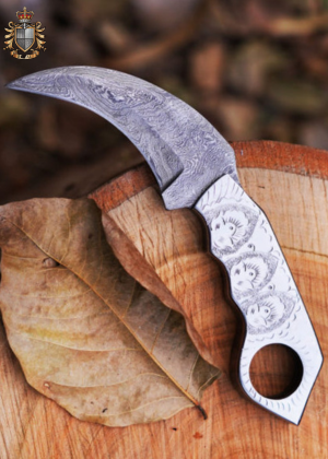 Damascus Steel Karambit Knife