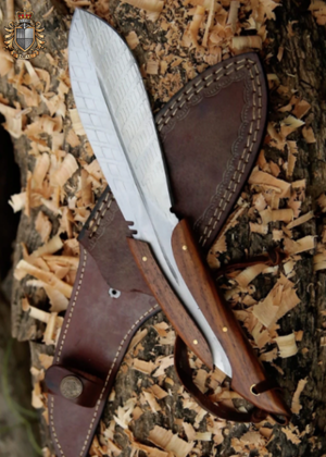 Hunter / Camping Leaf Shape Fixed Blade Knife