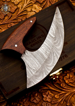Custom Handmade Forged ULU Chef Knife